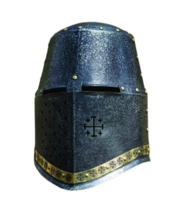 Medieval Great Crusader Armor Helmet Halloween gift 18 Gauge Mild Steel - £124.11 GBP