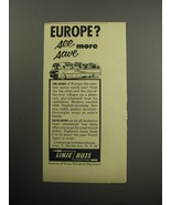 1957 Linjebuss Bus Lines Ad - Europe? See more save - £14.55 GBP