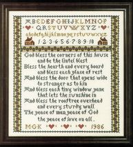 Janlynn Gaelic House Blessing Counted Cross Stitch Kit 14&quot; x 16&quot; - $21.99