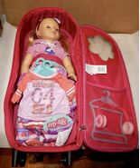 My Life Doll Carrier Suitcase &amp; Lotus Doll 4 Sets Of Clothes 21"x 8"x 5”... - $69.99
