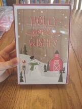 American Greetings &quot;Holly Jolly Wishes&quot; 16 Cards And Envelopes Christmas - $17.57