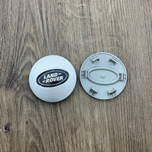 4 Piece 62mm Land Rover Wheel Center Cap Silver Black emblem Hub caps - $17.99