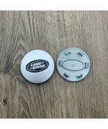 4 Piece 62mm Land Rover Wheel Center Cap Silver Black emblem Hub caps - $17.99