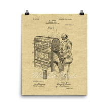 Mailbox 1905 Vintage Postal Patent Art Print Poster, 8x10 or 16x20 - £14.02 GBP+