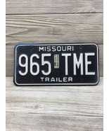 Vintage 1979 Missouri Trailer License Plate Original Tag # 965 TME Rusti... - $14.84