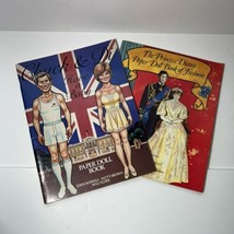 The Princess Diana Paper Doll Book &amp; Chuck &amp; Di Baby Paper Dolls British... - $29.65