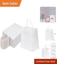 Versatile 100 Count Kraft Paper Bags 8x4.75x10 - Perfect for Events &amp; Re... - $67.27