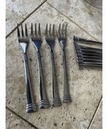 4 Cambridge Silversmiths Stainless CODIE Cocktail/Seafood Forks 3 Sets Ava - £7.43 GBP