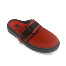 UGG Kick It Slide Cozy Suede Slippers Mens Size 8 Shoes 1117471 Samba Red Black - £50.04 GBP