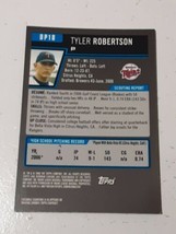 Tyler Robertson Minnesota Twins 2006 Bowman Chrome Autograph Card #DP18 READ DES - £3.85 GBP