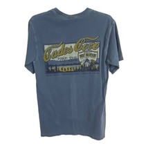 Comfort Color Mens Shirt Size Small Blue Smokey Mountain Cades Cove Shor... - £15.29 GBP