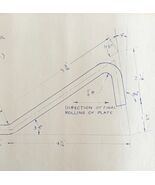 1971 Railroad Bangor Aroostook Flange Rail Support Blueprint H41c DWDD13 - $1,539.75 MXN