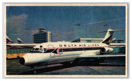 Delta Airlines DC-9 FanJet Lenticular 3-D Xograph UNP Long Postcard O21 - £7.87 GBP