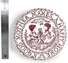 Norma Sherman &quot;A Good Mother Makes A Happy Home 1980&quot; 8&quot; Plate - Royal C... - £14.43 GBP