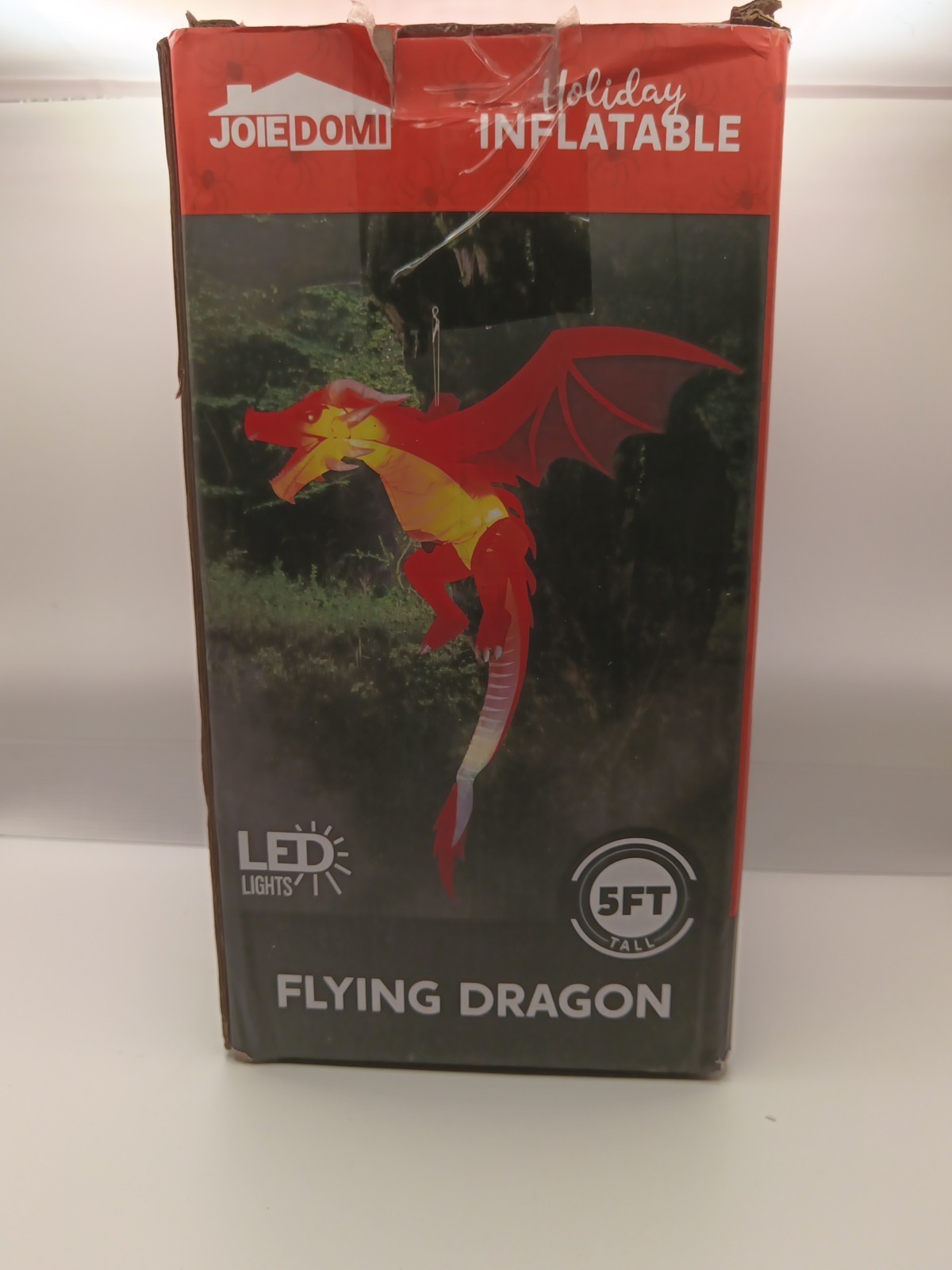5 FT Halloween Inflatable Hanging Flying Dragon - $36.58