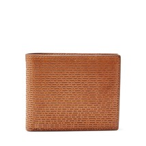 Fossil Original ML3915222 Cognac Coby RFID Large Bifold Leather Men&#39;s Wallet - £39.10 GBP