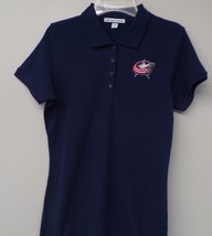 NHL Hockey Columbus Blue Jackets Ladies Embroidered Polo XS-6XL New - £23.28 GBP+