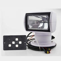 Boat Remote Control Spotlight Truck Marine Remote Searchlight 12V 100W Bulb - £402.59 GBP+
