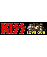 KISS 10 x 3 Love Gun Professionally Printed Glossy Custom Bumper Sticker - $11.62 CAD