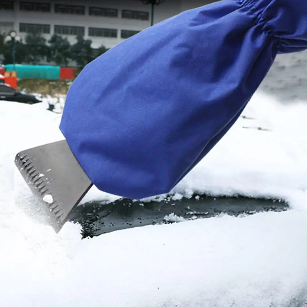 Snow Scraper Removal Glove Cloth Cleaning Snow Shovel Ice Scraper Tool For Auto - £7.99 GBP+