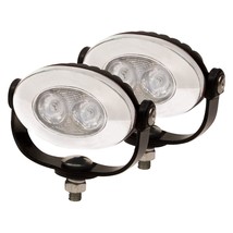 LED Chrome Auxiliary Flood Lamp Light Kit for Honda Valkyrie - £90.95 GBP