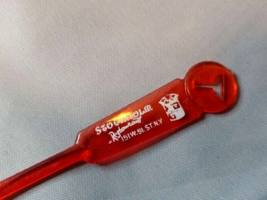 1960s Stockholm Restaurant New York City 51st St Cocktail Stirrer Swizzl... - £7.00 GBP