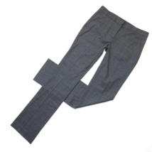 NWT Theory Rosel in Mid Blue Multi Portmore Stretch Wool Straight Pants 4 x 34 - £56.90 GBP