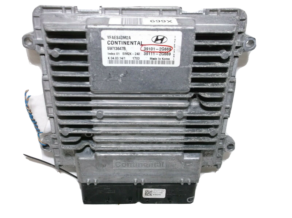 11-12-13-14  HYUNDAI SONATA/ 2.4L AUTOMATIC VIN C 8TH DIGIT  ENGINE COMP... - $3.99