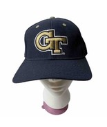 Georgia Tech Hat Mens Blue Yellow Fitted 7 3/8 Zephyr Buzz NCAA Football... - £10.57 GBP