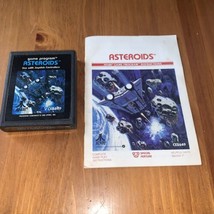 Game Cartridge Atari Asteroids Used With Manual CX-2649  Tested - £4.66 GBP