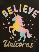 Girls &quot;Believe In Unicorns&quot; Sweatshirt - Long Sleeve - Garanimals 5T - Rn# 15897 - £3.98 GBP