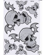 D287 Skull Head Bones Dead Decal Racing Tuning Size 27x18 cm / 10x7 inch - $4.78 CAD