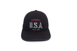 Carhartt U.S.A. Black Baseball Hat Cap Adjustable - $9.89