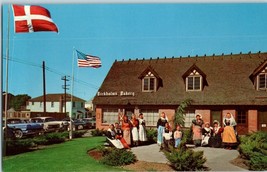 Copenhagen Square Danish Days Solvang California Postcard - $7.39