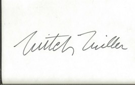 Mitch Miller Signed 3x5 Index Card  - £15.85 GBP