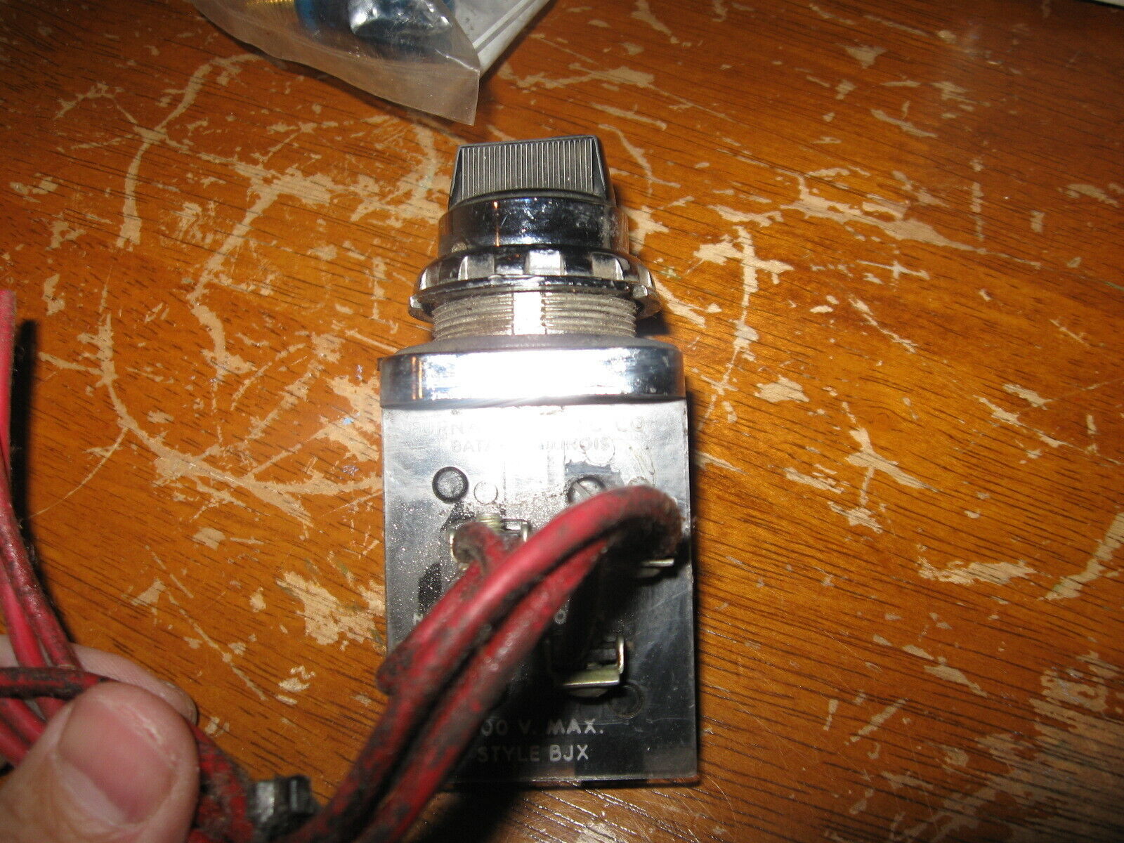 Furnas Electric Contact Block 600V w/ ON/OFF Arrow Switch Indicator # BJX - $15.19