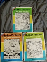 Lot Of 3 Hidden Pictures - 1986 Highlights Childrens Booklets Magazines ... - £8.12 GBP