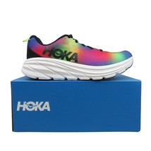 Hoka One Rincon 3 Running Shoes Women&#39;s Size 8 Black Multi NEW 1119396/BKML - £110.08 GBP