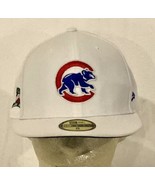 Chicago Cubs New Era Fitted 100 Year Anniversary Wrigley Patch Size 8 Fi... - £23.45 GBP