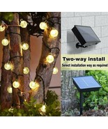 Solar String Lights Outdoor Waterproof 60LED Fairy Lights 8 Modes Starry... - $349.69 MXN