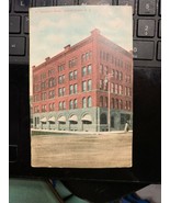 vintage postcard 1908 Security Building Grand Forks ND North Dakota N Dak - $41.81 CAD