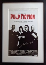 John Travolta signed &quot;Pulp Fiction&quot; mini poster (Beckett Authenticated) - £668.48 GBP
