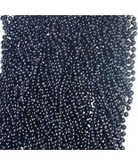 72 Navy Blue Mardi Gras Gra Beads Necklaces Party Favors 6 Dozen Lot - £10.94 GBP