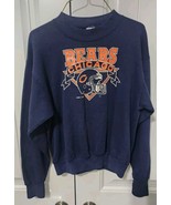 Chicago Bears Vtg NFL Logo 7 Inc Crewneck Sweatshirt 90s Blue XL (18-20)... - $52.08 CAD