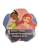 Peachtree Playthings Tiana &amp; Ariel Magic Towel Washcloth - £4.72 GBP