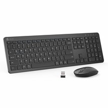 iClever GK08 Wireless Keyboard and Mouse - Rechargeable Wireless Keyboard Ergono - £40.88 GBP