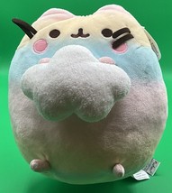 A rare NWT Pusheen Rainbow Ombre Pusheen And Cloud Gund Plush Toy - $18.02