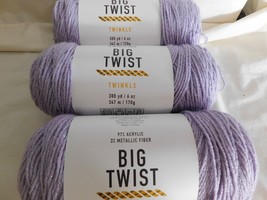Big Twist Twinkle lot of 3 Light Purple Dye Lot 648638 - £15.22 GBP