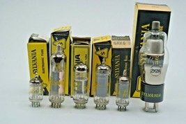 Sylvania 2X2A 6AK6 6CM6 6JL8 17Z3 Audio Video Electronic Electron Tube Lot of 6 - £18.70 GBP