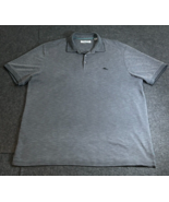 Tommy Bahama Polo Shirt Island Zone Grey Tencel Modal Short Sleeve Men&#39;s... - $21.72